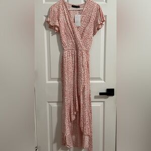 Floral Printed Wrap Dress